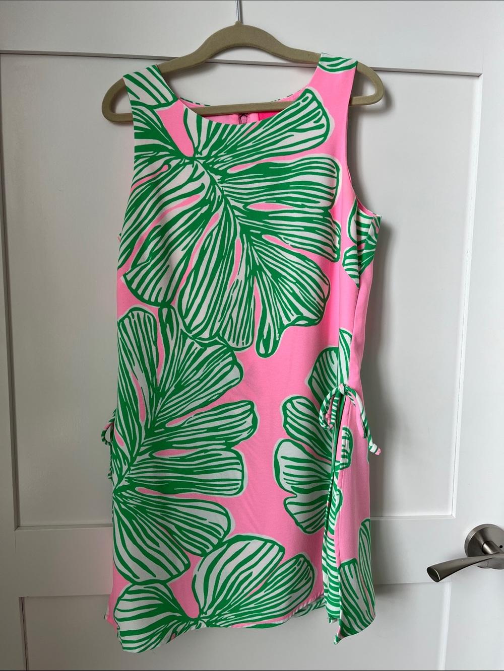 Lilly Pulitzer Donna Romper Mandevilla Baby Who Let The Fronds Out leaf pattern